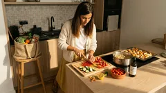 Como eu tiro a pressão aos jantares da semana: 7 noites simples (e uma sobremesa) para comer bem sem viver na cozinha